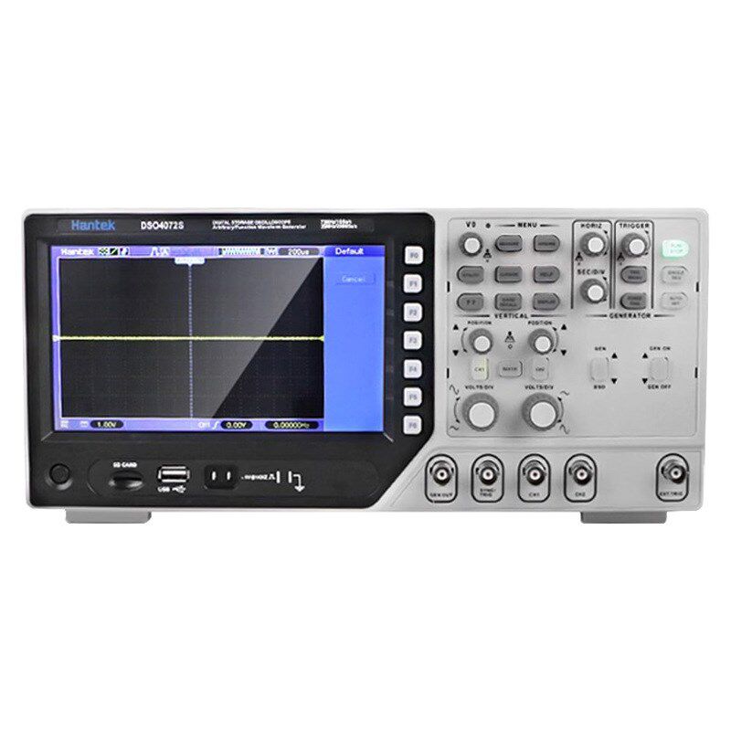 汉泰DSO4072C双通道数字示波器200MHz带宽采样任意函数信号发生器