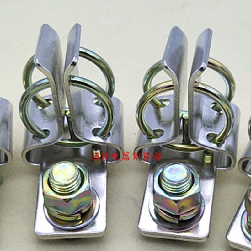 RT0 400A 600A 380V熔断器底座RTO 1000A电炉双环卡子 保险 铜件