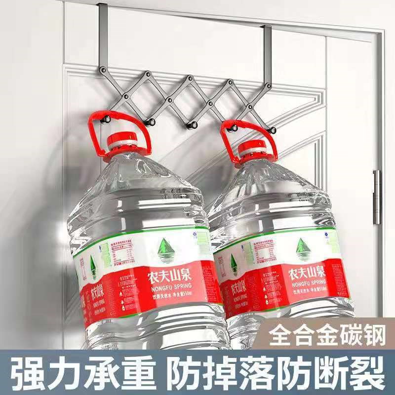 门后多功能免打孔挂钩不锈钢挂衣架宿舍卧室门背式帽子置物挂衣钩