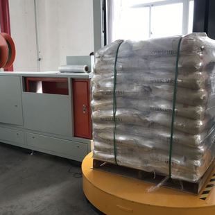 在线穿剑打包缠绕流水线滚筒线台缠绕打包机有拉伸膜缠绕裹包机