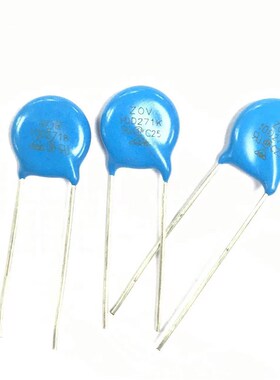 压敏电阻10D471突波吸收器 10K391 10D511蓝色直插防雷压敏电阻器