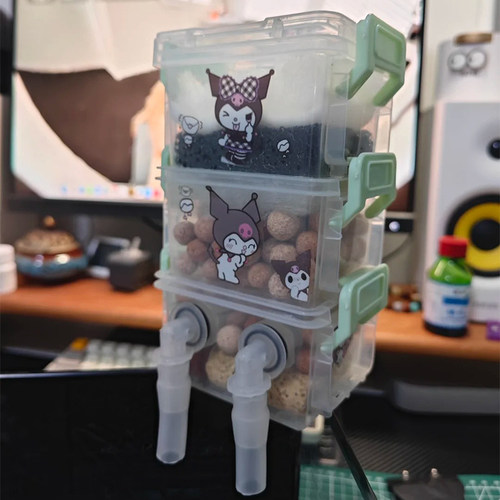 小型周转箱过滤高颜值上过滤神器