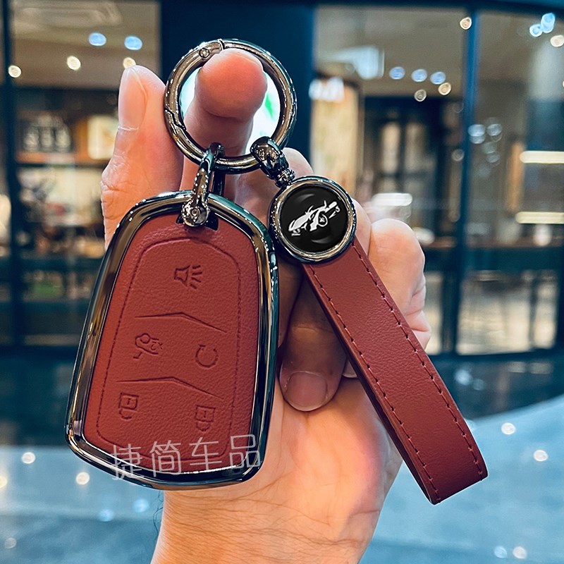 适用于凯迪拉克XTS钥匙套ATS-L XT5 CT5 XT4 CT6 XT6 CT4汽车高档