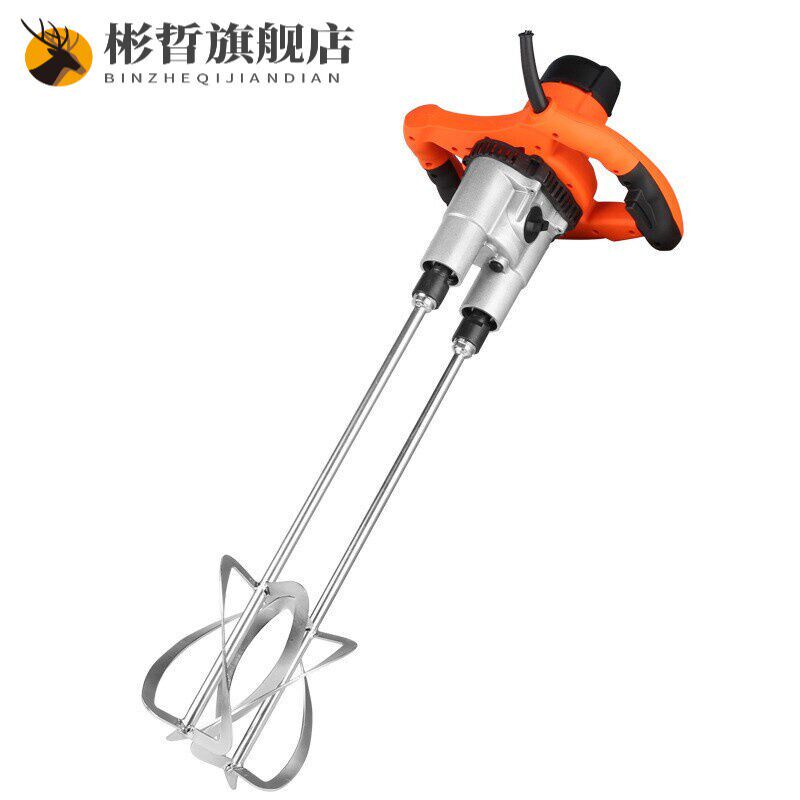 搅灰机大功率工业电动搅拌器打灰机C手持式家用水泥腻子粉搅拌机2