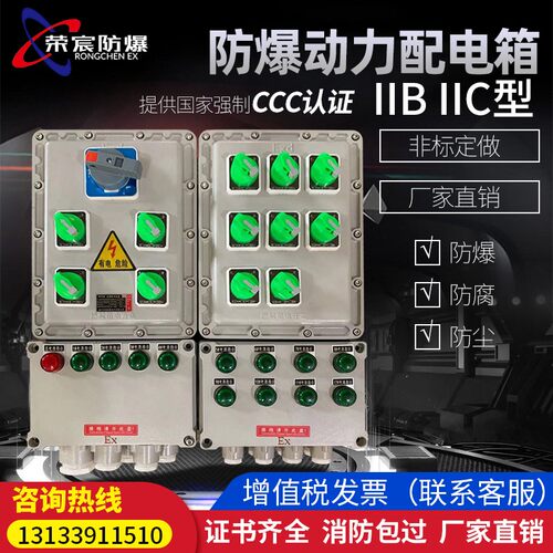 防爆配电箱检修箱仪表箱动s力柜PLC变频柜不锈钢成套接线箱照明箱