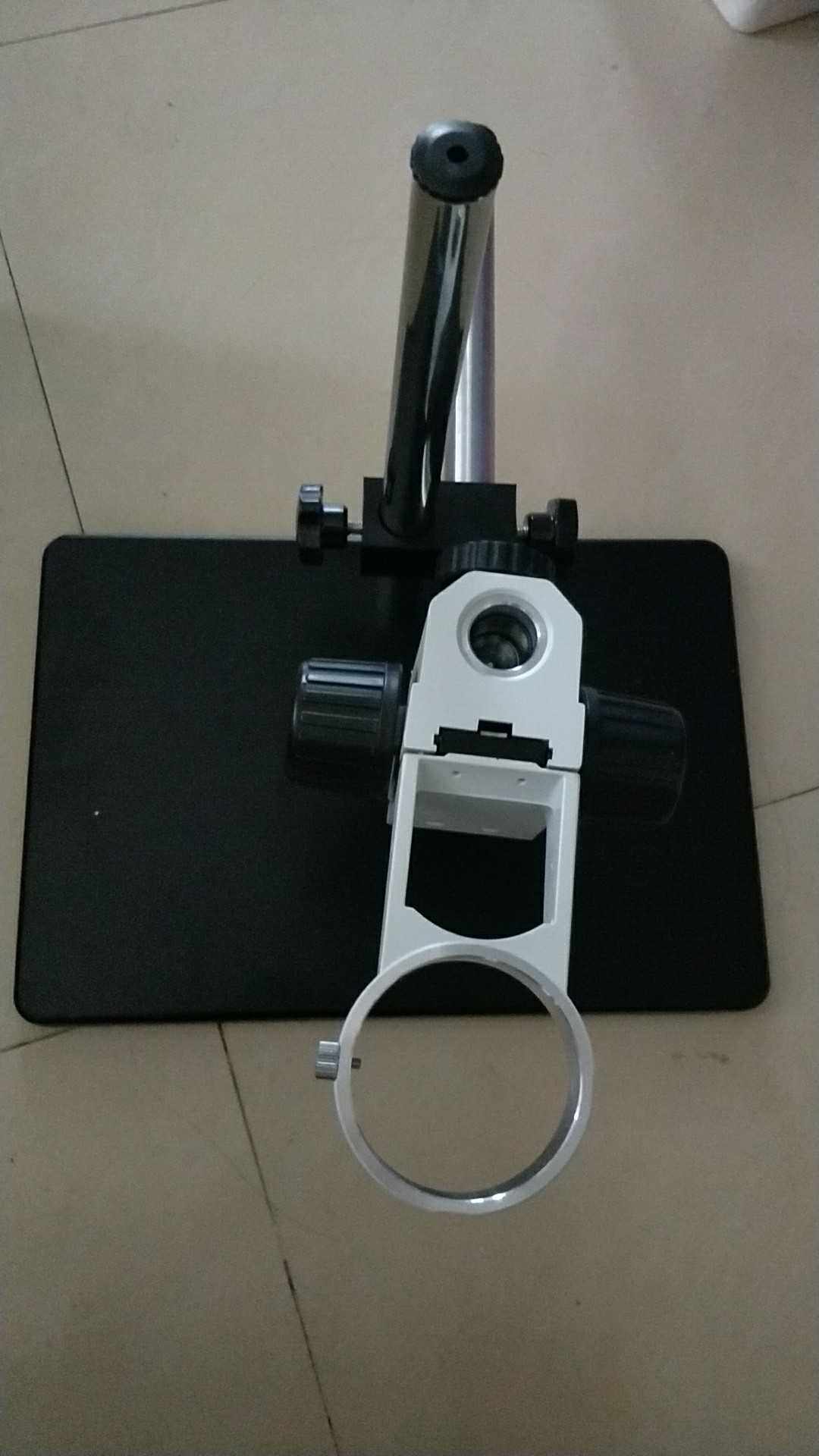 显微镜支c架金属架十字升降体式显微镜托架