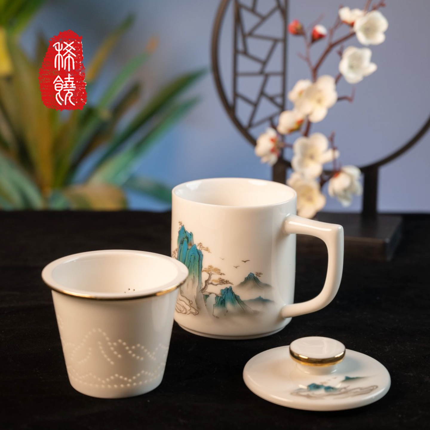 稀饶健康科技茶具办公杯-勒勒车