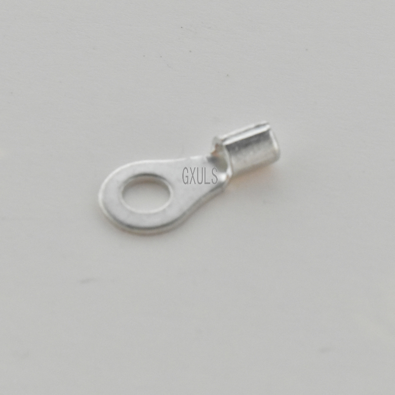 RNB2-4L紫铜圆形裸端头 冷压接线端子 铜鼻子 线耳 电线接头