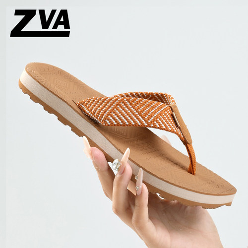 ZVA官方旗舰店正品人字拖女拖鞋