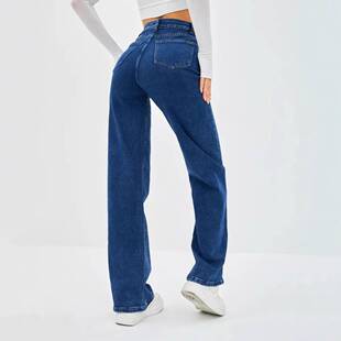 俄罗斯服装外贸牛仔裤女2025新款加长版女装跨境OZON/WB一件代发