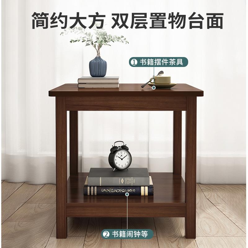 茶几客厅角落小边几简约家用迷你沙发边桌侧边小方桌中式小台子