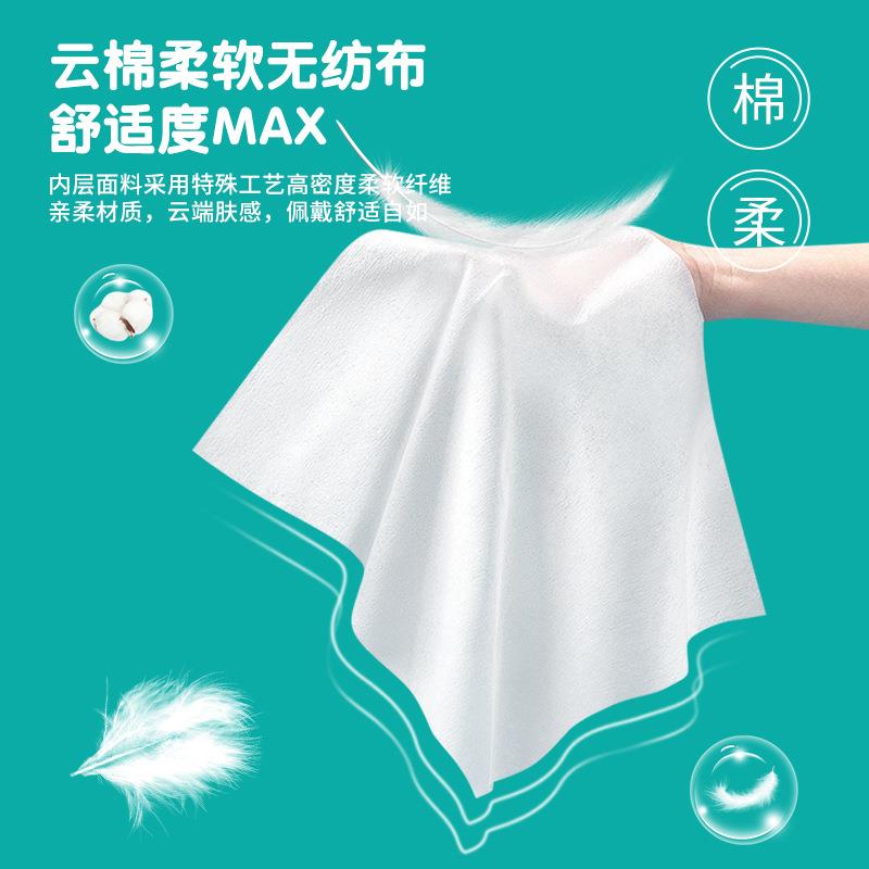 包邮口罩一次性加厚防尘无纺布三层防护口罩独立包装50支盒装