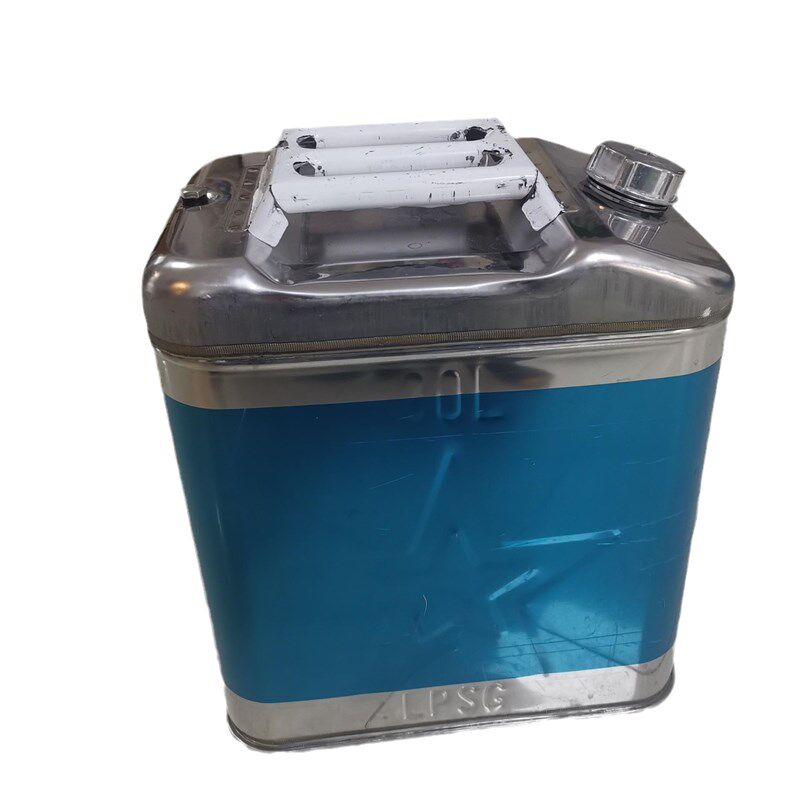 201不锈钢汽油桶30升方型铝盖车载油箱军绿色金属铁油壶柴油桶