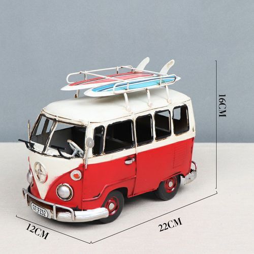 都市男女爱情法拖挂房车模型复古摆件物工业风柜子摆放的装饰品