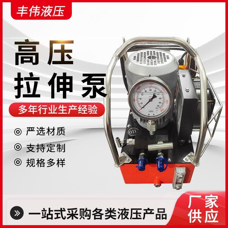 电动泵站超高压电动泵液压扳手泵钢箱梁顶推设备高压拉伸泵