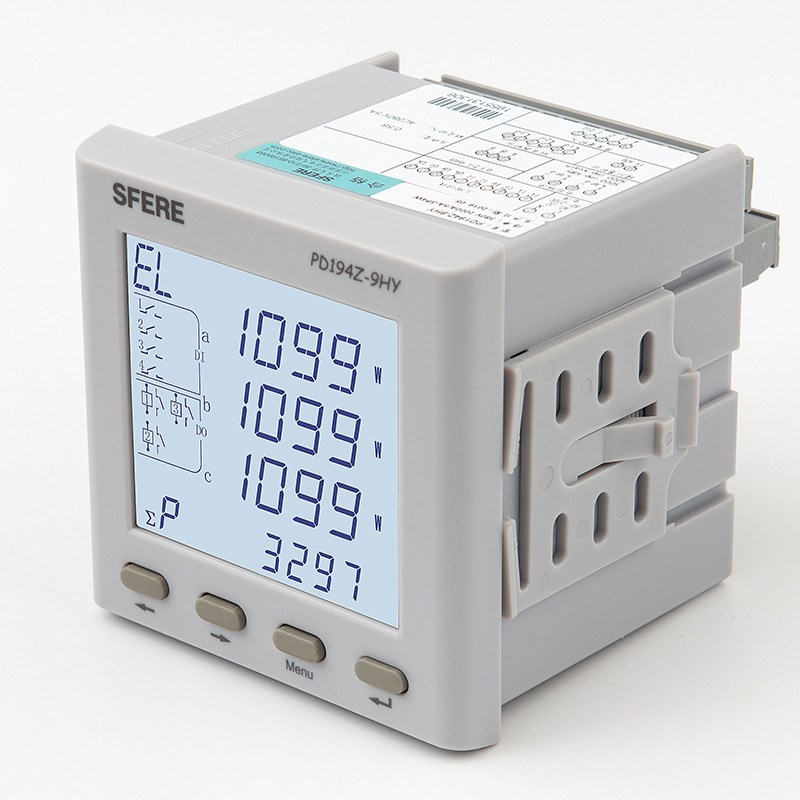 江苏斯菲尔电气PD194Z-9HY液晶LCD多功能谐波智能电表电力仪表