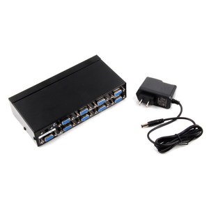 电脑主机分配器 高频1分8分屏器 8口VGA分频 2508A