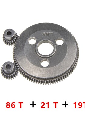 TRAXXAS 1/10 SLASH 2WD 金属齿轮 86T 21t 19t 大小齿 齿轮#4686