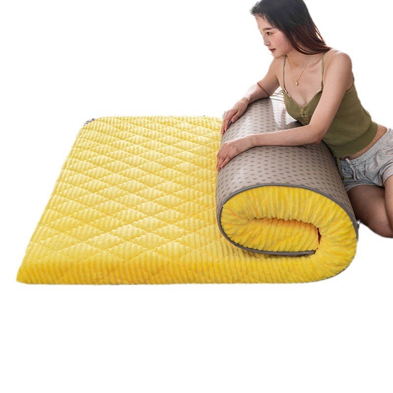 加厚榻榻米海绵垫单双人法莱绒床垫宿舍垫被褥子记忆棉垫子打地铺