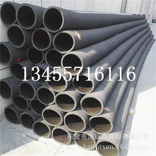 6寸水泵钢丝骨架胶管耐磨抗腐蚀吸排砂石 水专用橡胶钢丝软管