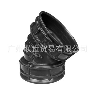 HDPE双壁波纹管 300 配件 200 波纹管45度弯头 45度弯头 厂价直销