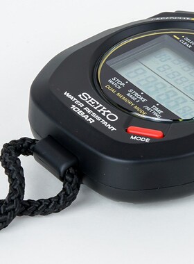 SEIKO精工秒表S141原装S23593J防水SVAS003教练300跑道计时器