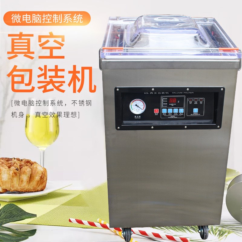 DZ400-2D真空包装机熟食真空包装机干湿两用真空封口机