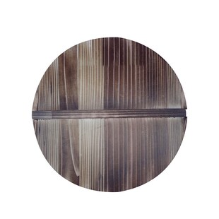 现货杉木锅盖老式32cm木锅盖圆形木盖子家用锅盖单把杉木锅盖