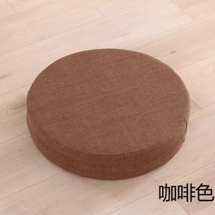 蒲团坐垫家用亚麻加厚禅修客厅飘窗跪垫懒人垫子 日式