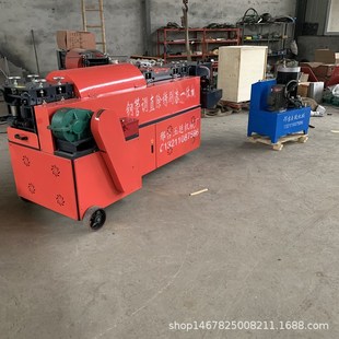 福建架子管专用高品质钢管调直除锈刷漆一体机 钢管调直机