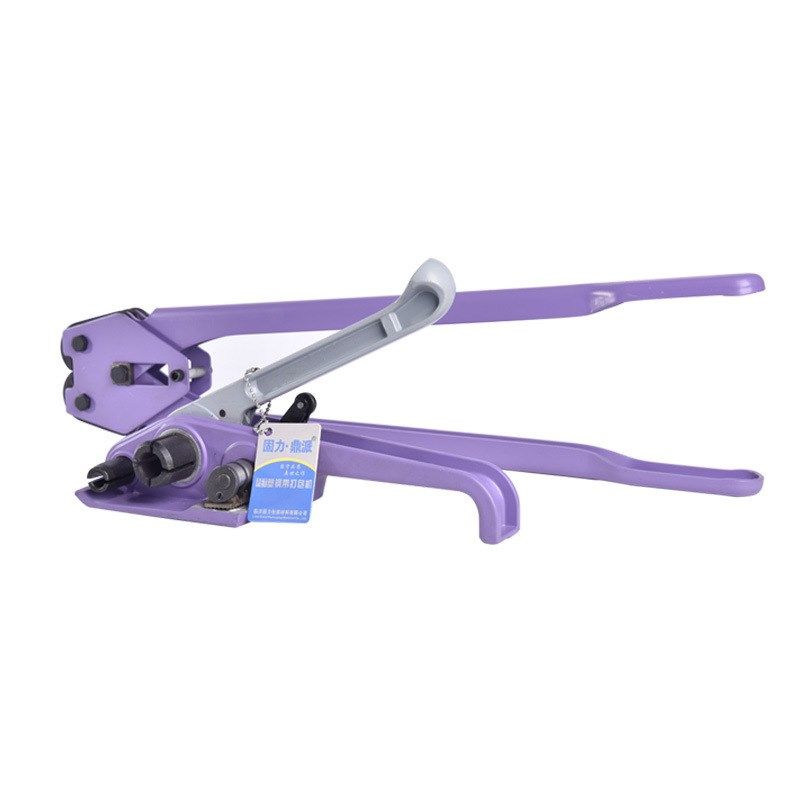 固力鼎派牌塑钢打包机塑钢打包带手动打包机捆扎机收紧器1608PET