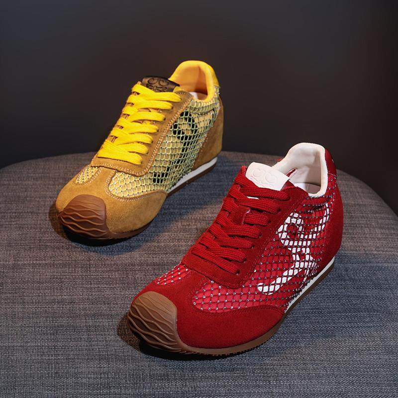 新品休闲德训鞋女2025秋季新款内增高巴黎阿甘鞋丑萌运动真皮平底,女鞋,德训鞋,淘宝优惠券,粉丝福利购,淘宝优惠卷