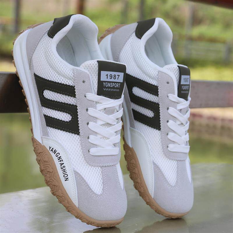 新品男士运动鞋子夏季透气舒适百搭休闲旅游鞋轻便软底防滑耐磨跑