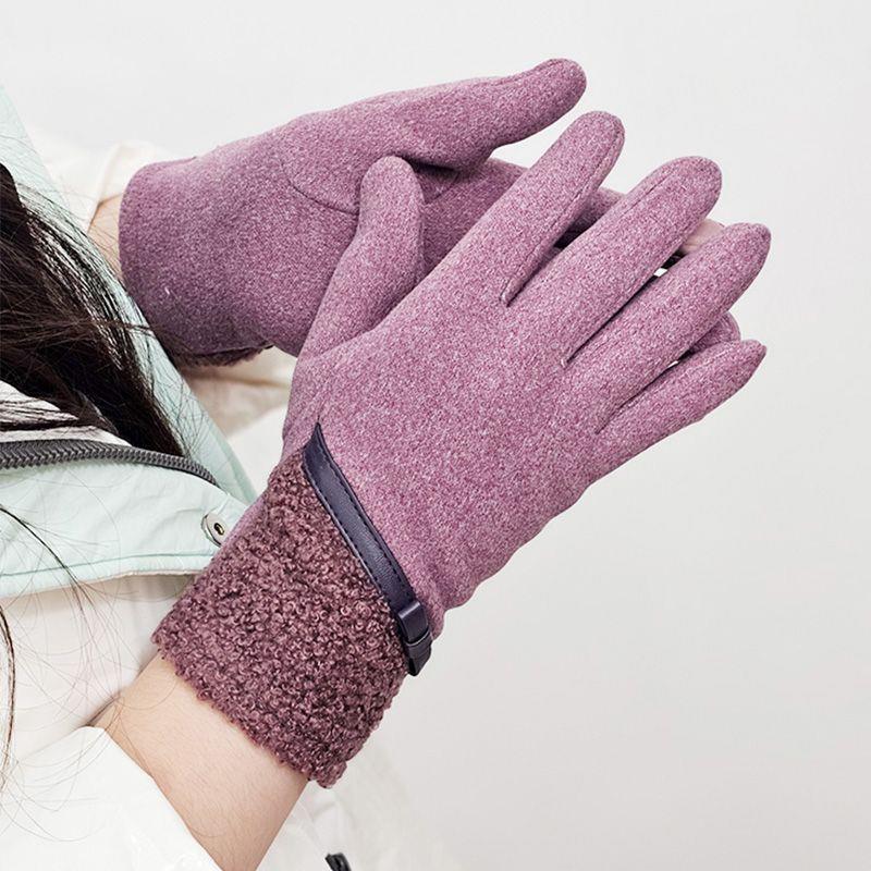 骑车兔绒防风保暖手套加绒