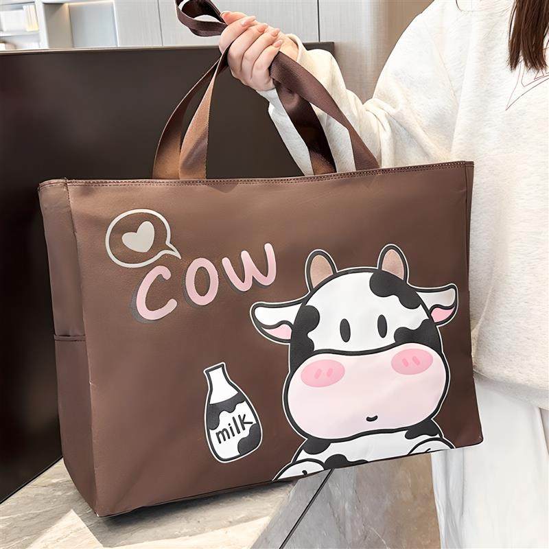 新品帆布手提包单肩袋子ins拎书待产女防水旅行收纳整理袋衣服学,箱包皮具/热销女包/男包,旅行袋,淘宝优惠券,粉丝福利购,淘宝优惠卷