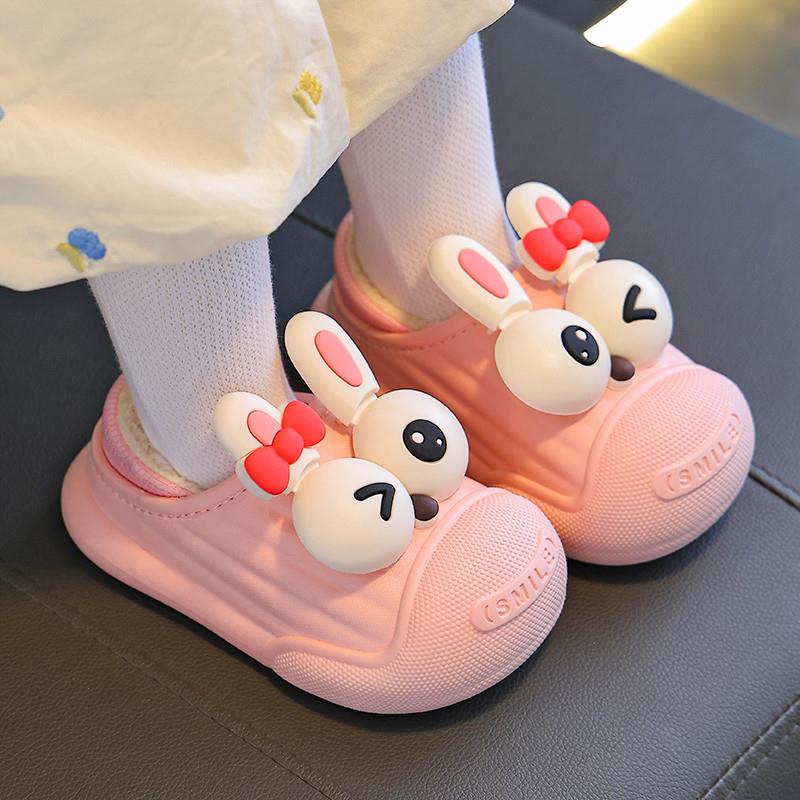 棉拖鞋儿童女男孩冬季宝宝