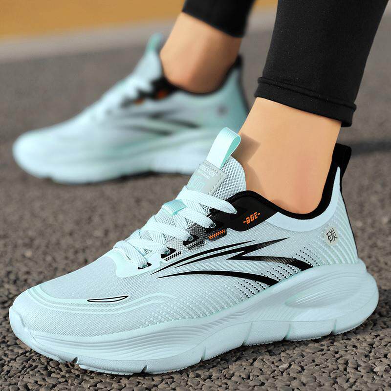 新品大码48男鞋爆款2026秋季新款网面运动鞋男款透气飞织碳板跑步