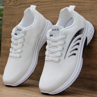 新品轻便防臭男鞋子夏季新款透气网鞋男士运动休闲鞋隐形内增高鞋