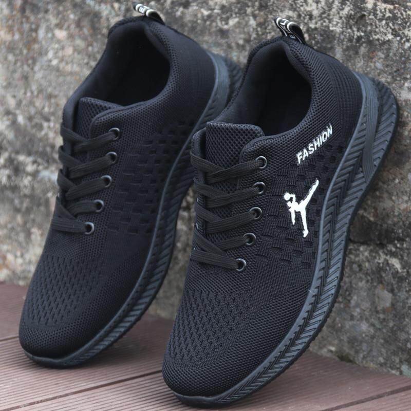 新品春夏季防臭网面透气男鞋子男款运动休闲鞋网鞋潮流百搭轻便跑