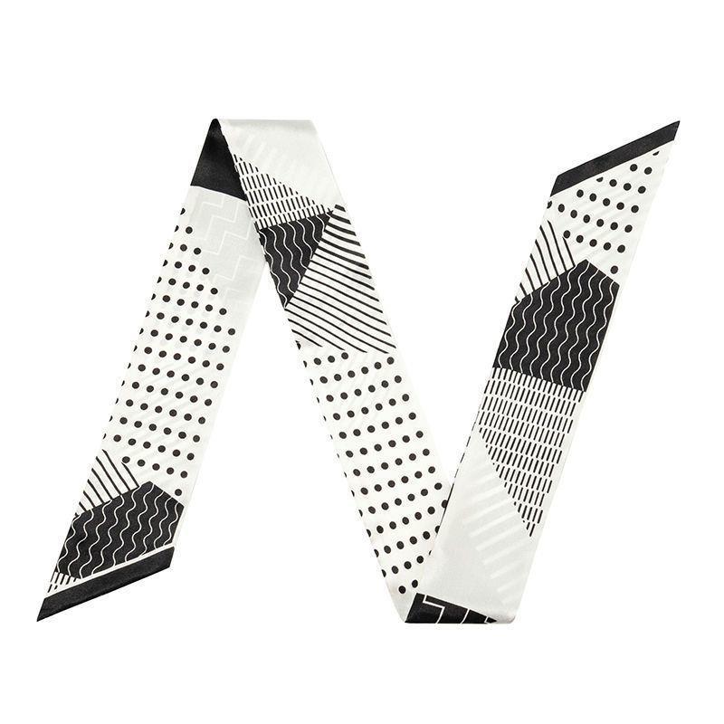 真丝丝巾女领带2025新款细