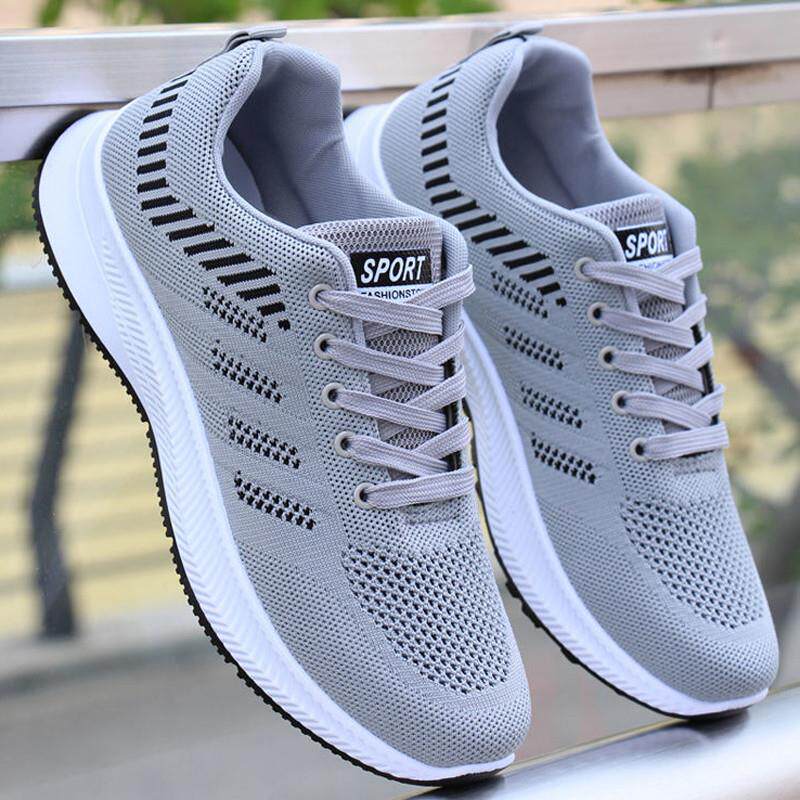 新品春秋季网面透气运动鞋男鞋子男士休闲鞋防滑防臭网鞋工作鞋男