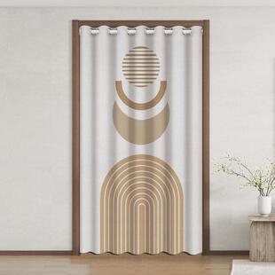 推荐侘寂风轻奢高级感卧室门帘隔断帘简约房间家用厕所遮挡帘子免