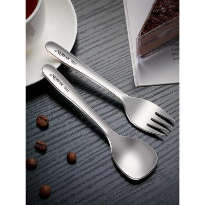 316不锈钢小勺子小叉子水