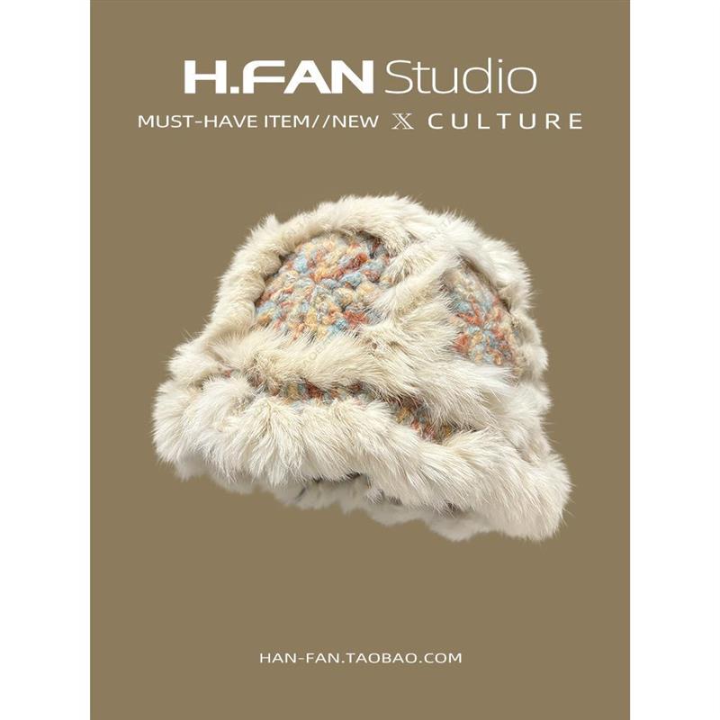 2024新款真兔毛云朵针织醒