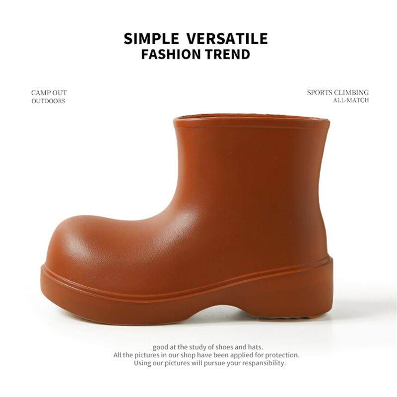 新品2026雨鞋女款甜美短筒时尚软底雨靴防滑耐磨厚底胶鞋休闲外穿