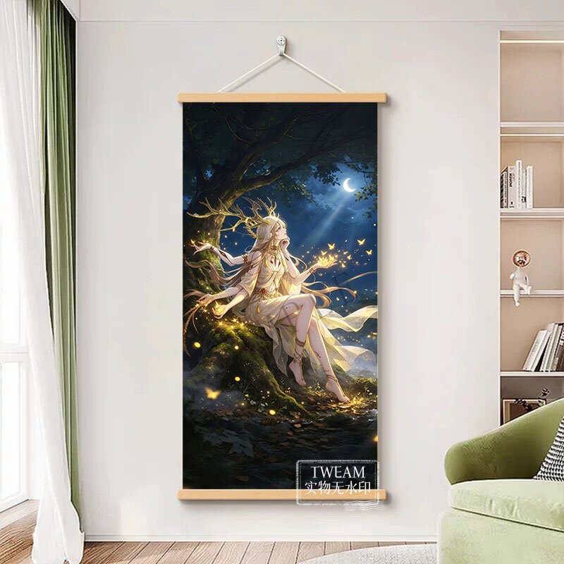 星神立绘药王丰饶挂画崩坏星穹铁道二次元室内挂墙挂轴装饰海报