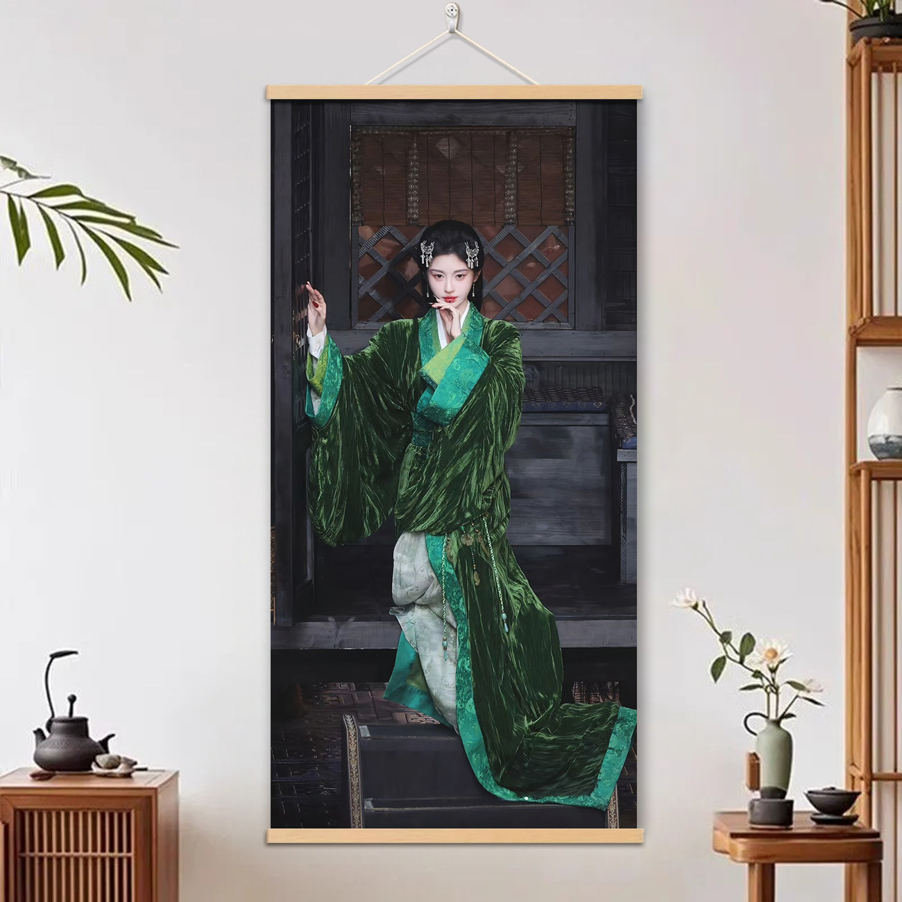 明星鞠婧祎海报周边应援实木挂画卧室宿舍房间装饰送朋友闺蜜礼物