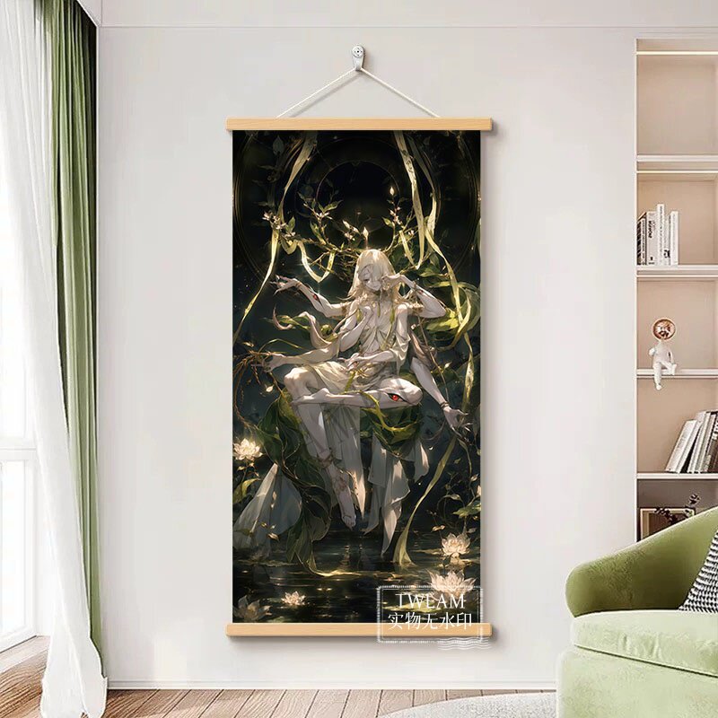 星神立绘药王丰饶挂画崩坏星穹铁道二次元室内挂墙挂轴装饰海报