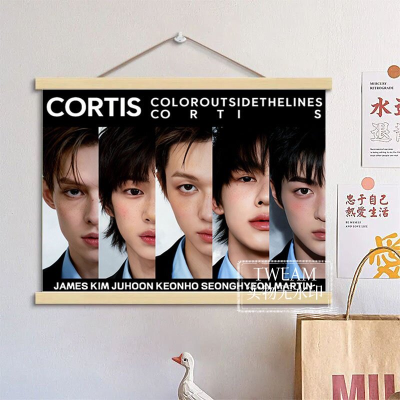 韩娱cortis马丁个性海报挂画学生宿舍墙面装饰男团安乾镐应援周边