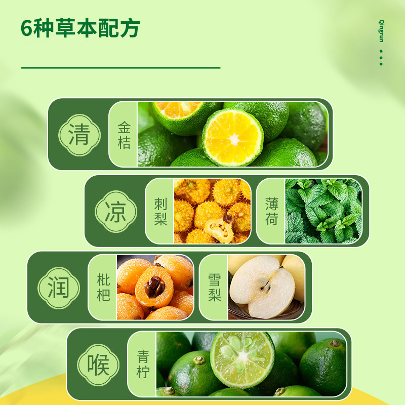 KOZED小青柑清润剥皮软糖非润喉夹心清凉金桔软糖100g办公